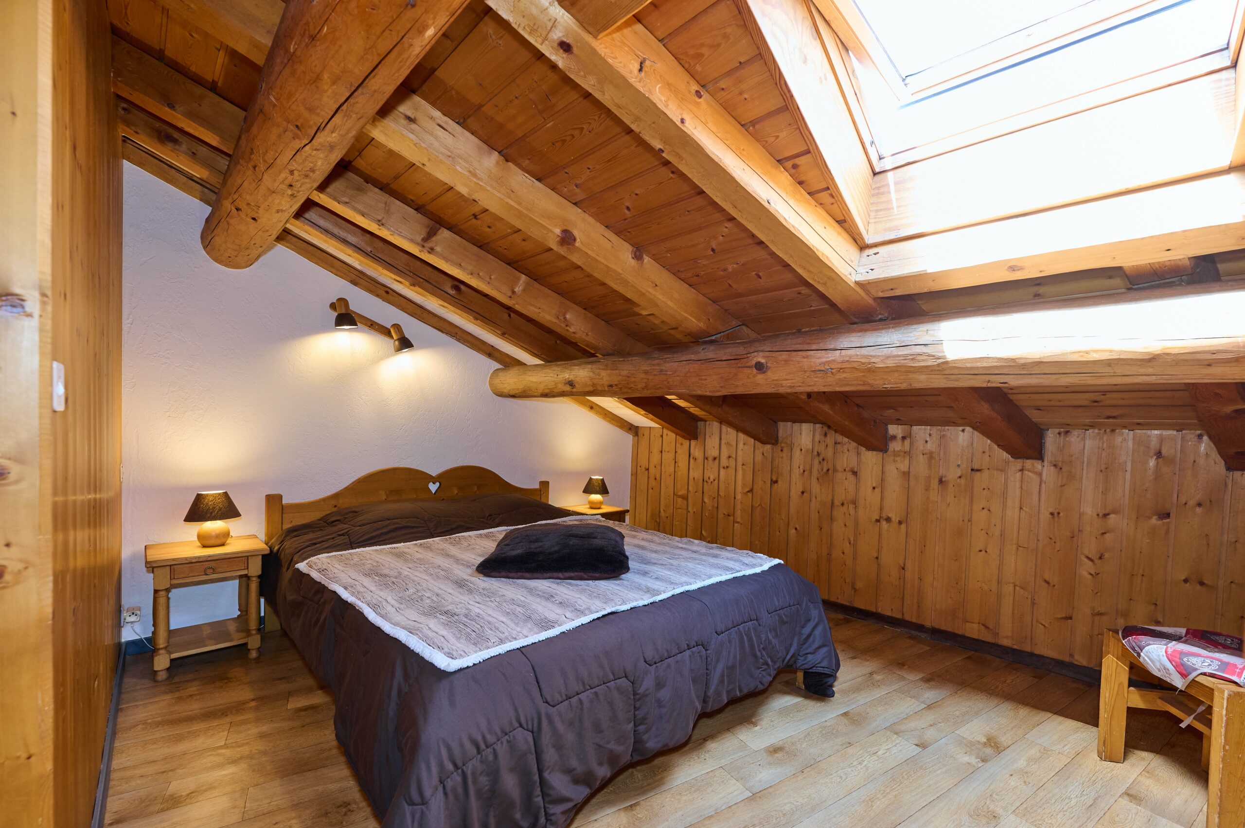 Chambre double, mezzanine ouverte, Telemark