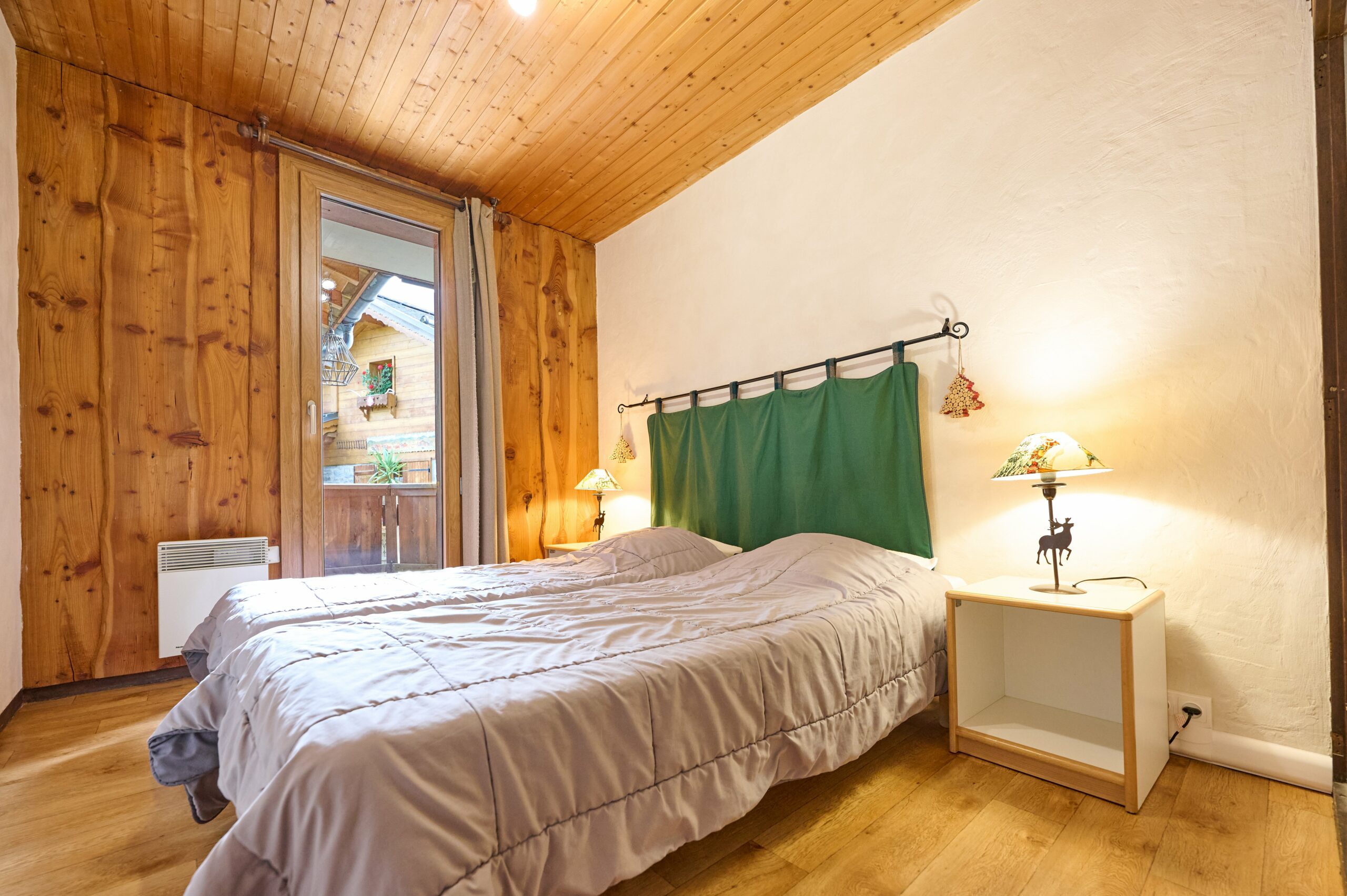 Chambre 2 lits simples, Telemark, balcon, plein sud