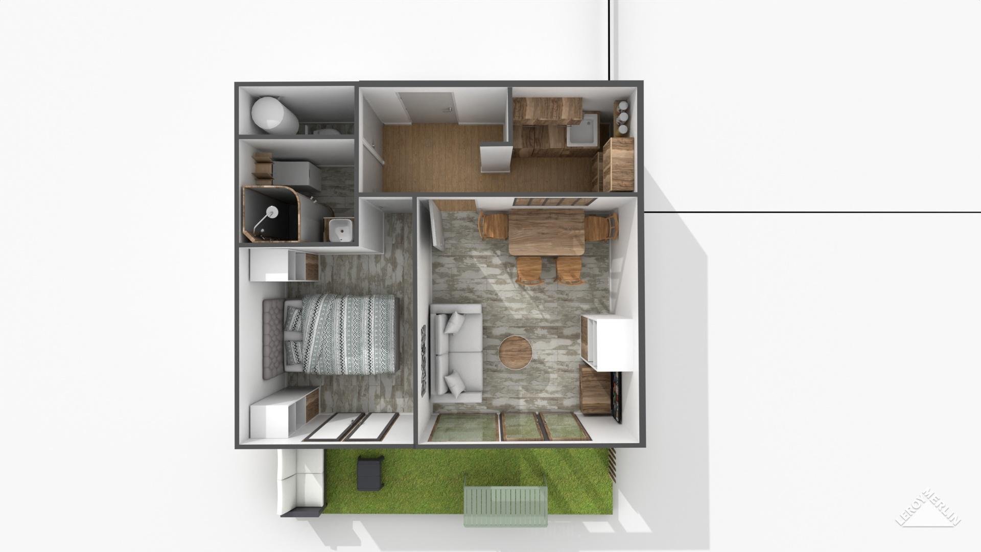 Projection après rénovation en cours